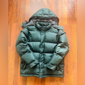 Eddie Bauer Heavy Goose Down Coat Mens Medium Lk New